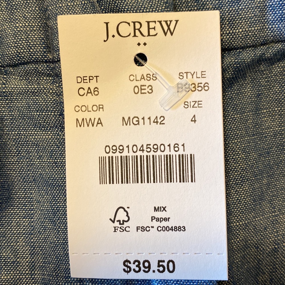Shorts, brand new with tags. Cambridge blue, 5” inseam and 100% cotton. - Picture 4 of 4